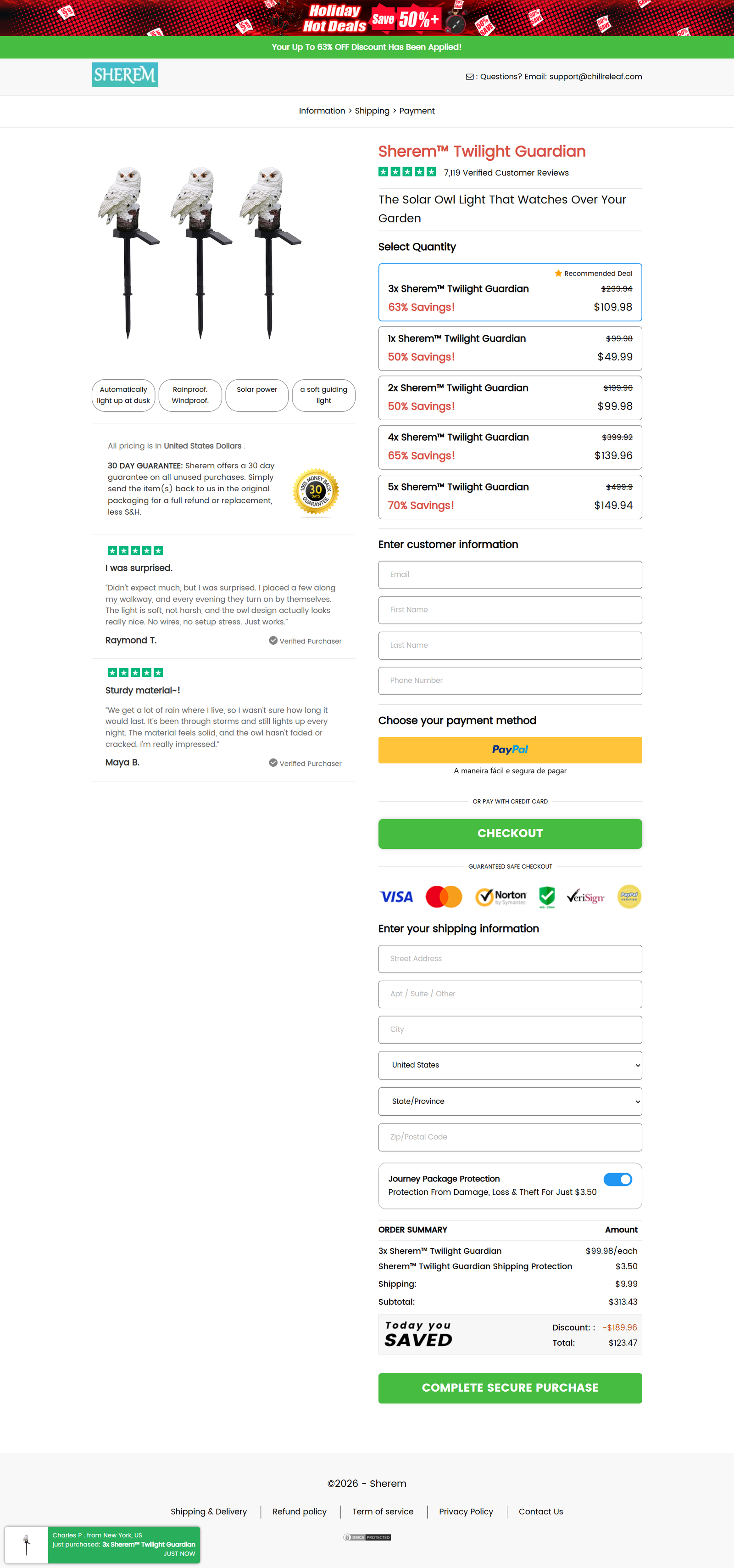 Twilight Guardian is a solar owl garden light that turns on at dusk with a soft LED glow. Rainproof IP65, no wires, 30-day guarantee.